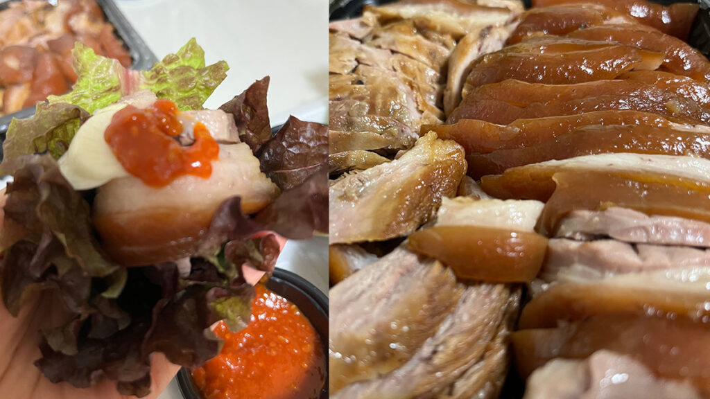 남양주 별내동 송가족발 한돈 족발 메뉴 사진 — 부드럽고 잡내 없는 족발 맛집